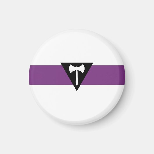 Aimant Drapeau de la fierté lesbienne (Devant)