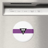 Aimant Drapeau de la fierté lesbienne (In Situ (Lave-vaisselle))