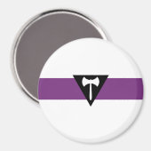 Aimant Drapeau de la fierté lesbienne (Recto/Verso)
