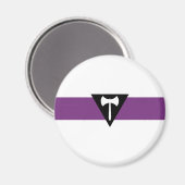 Aimant Drapeau de la fierté lesbienne (Recto/Verso)