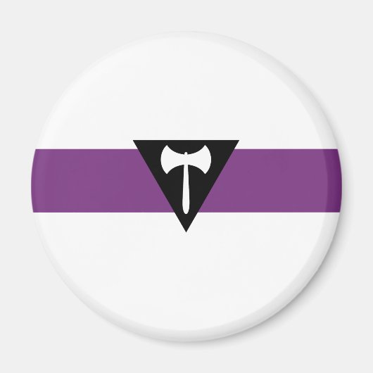 Aimant Drapeau de la fierté lesbienne (Devant)