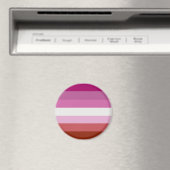 Aimant Drapeau de la fierté lesbienne (In Situ (Lave-vaisselle))