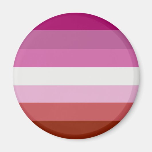 Aimant Drapeau de la fierté lesbienne (Devant)