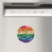 Aimant drapeau de la fierté séquentielle (In Situ (Lave-vaisselle))