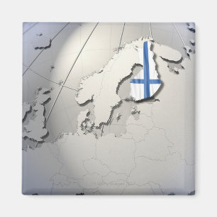 Aimant Drapeau de la Finlande