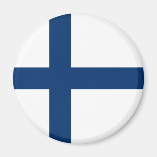 Aimant Drapeau de la Finlande (Devant)