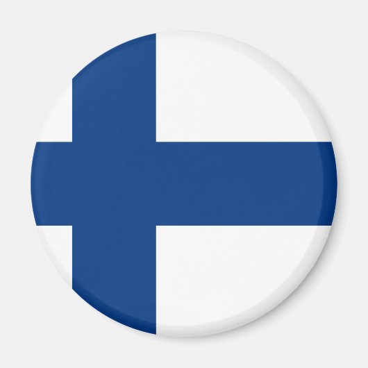 Aimant Drapeau de la Finlande (Devant)