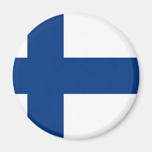 Aimant Drapeau de la Finlande (Suomen lippu, Flaga Finlan