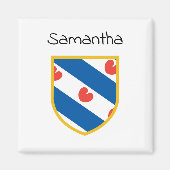 Aimant Drapeau de la Frise (Devant)