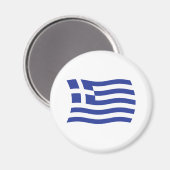 Aimant drapeau de la Grèce (Recto/Verso)