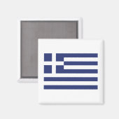 Aimant Drapeau de la Grèce (Recto/Verso)