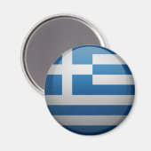 Aimant Drapeau de la Grèce (Recto/Verso)