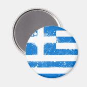 Aimant Drapeau de la Grèce (Recto/Verso)
