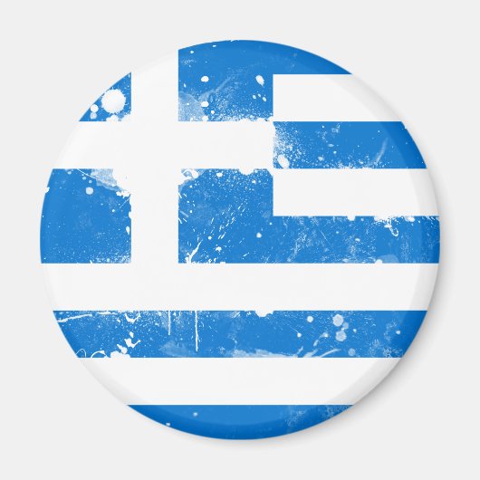 Aimant Drapeau de la Grèce (Devant)