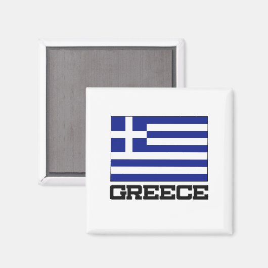 Aimant Drapeau de la Grèce (Recto/Verso)