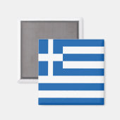 Aimant Drapeau de la Grèce (Recto/Verso)