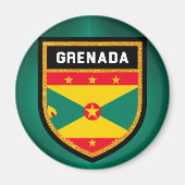Aimant Drapeau de la Grenade (Devant)