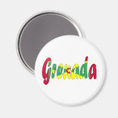 Aimant Drapeau de la Grenade (Recto/Verso)