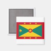 Aimant Drapeau de la Grenade (Recto/Verso)
