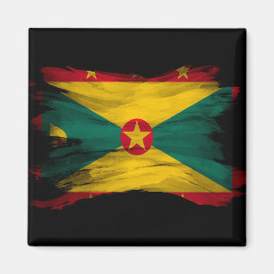Aimant Drapeau de la Grenade brac, drapeau national