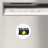 Aimant Drapeau de la Guadeloupe (In Situ (Lave-vaisselle))
