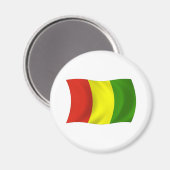 Aimant Drapeau de la Guinée (Recto/Verso)
