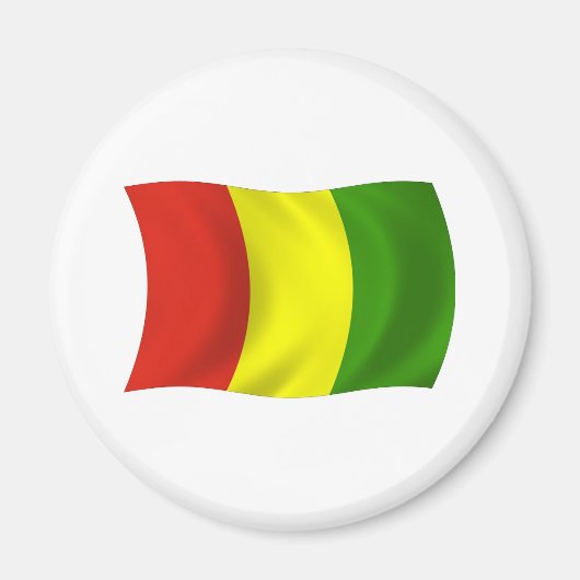 Aimant Drapeau de la Guinée (Devant)