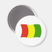 Aimant Drapeau de la Guinée (Recto/Verso)