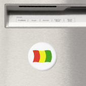 Aimant Drapeau de la Guinée (In Situ (Lave-vaisselle))