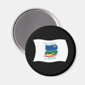 Aimant Drapeau de la Guyane française (Recto/Verso)