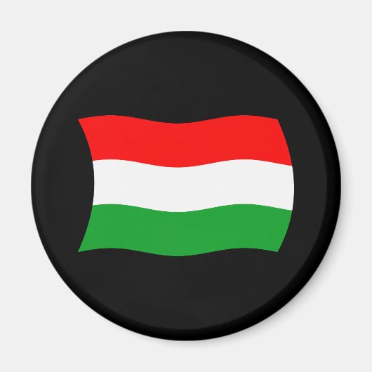 Aimant Drapeau de la Hongrie (Devant)