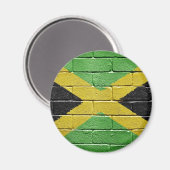 Aimant Drapeau de la Jamaïque (Recto/Verso)
