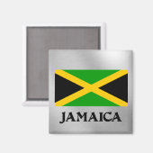 Aimant Drapeau de la Jamaïque (Recto/Verso)