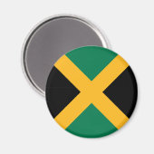 Aimant Drapeau de la Jamaïque (Recto/Verso)
