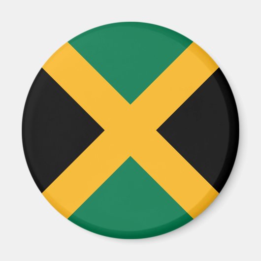Aimant Drapeau de la Jamaïque (Devant)