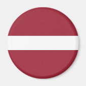 Aimant Drapeau de la Lettonie (Devant)