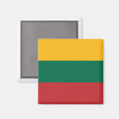 Aimant Drapeau de la Lituanie (Recto/Verso)