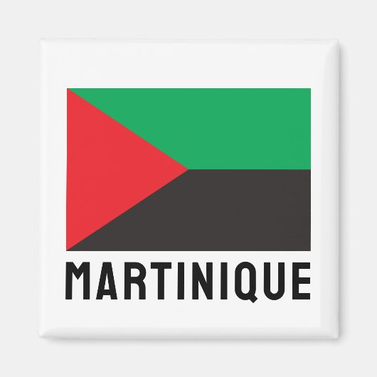 Aimant Drapeau de la Martinique (2023) (Devant)