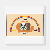 Aimant Drapeau de la nation Navajo (Devant)