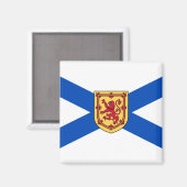Aimant Drapeau de la Nouvelle-Écosse (Province canadienne (Recto/Verso)