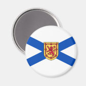 Aimant Drapeau de la Nouvelle-Écosse (Province canadienne (Recto/Verso)