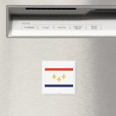 Aimant Drapeau de la Nouvelle-Orléans (In Situ (Lave-vaisselle))