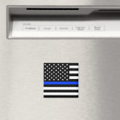 Aimant Drapeau de la police Thin Blue Line (In Situ (Lave-vaisselle))