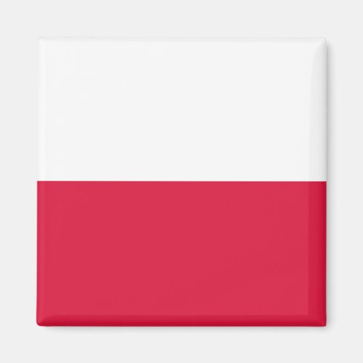 Aimant Drapeau de la Pologne (Devant)