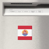 Aimant Drapeau de la Polynésie française (In Situ (Lave-vaisselle))