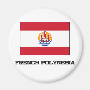 Aimant Drapeau de la Polynésie française