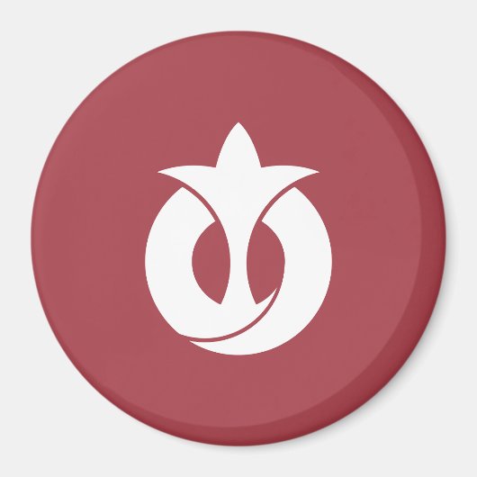 Aimant Drapeau de la préfecture d'Aichi, Japon (Devant)