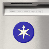 Aimant Drapeau de la préfecture de Chiba, Japon (In Situ (Lave-vaisselle))