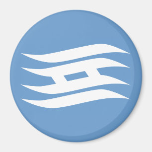 Aimant Drapeau de la préfecture de Hyogo, Japon