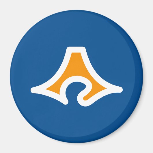 Aimant Drapeau de la préfecture de Shizuoka, Japon (Devant)